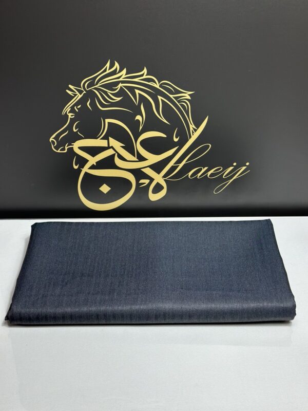 MEN’S ROYAL WOOL IN DARK BLUE  WITH SUBTLE TONE-ON-TONE STRIPES