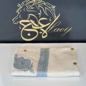 A LUXURIOUS FULLY HANDMADE PASHMINA GRAY SHAL.