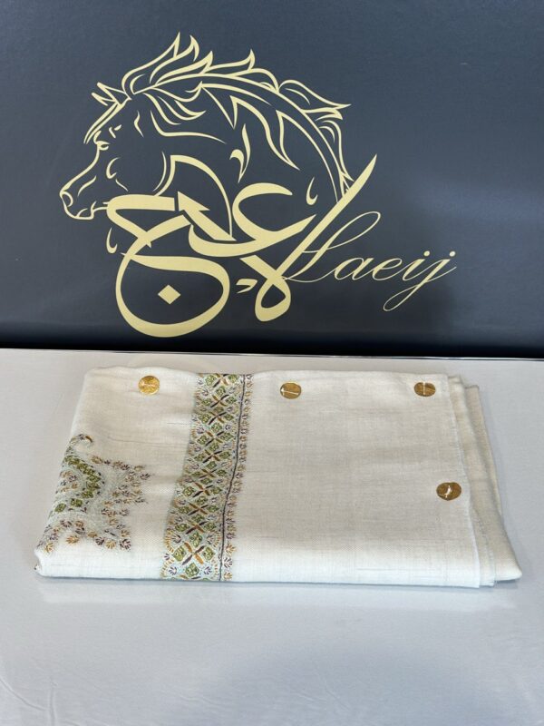 A LUXURIOUS FULLY HANDMADE PASHMINA BEIGE SHAL.