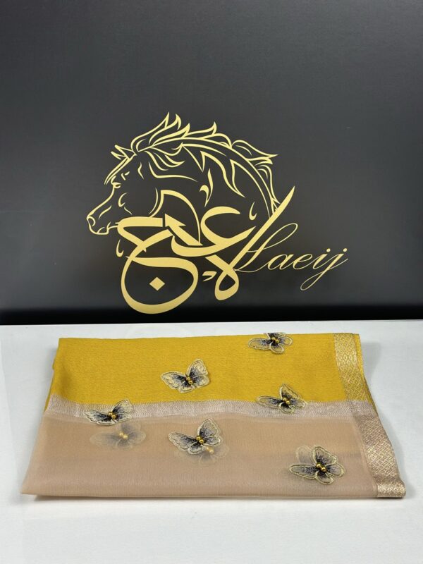 SHAWL SILK YELLOW