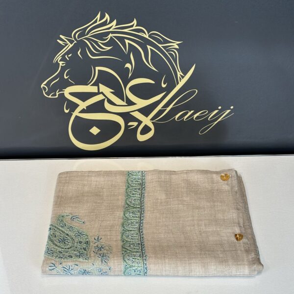A LUXURIOUS FULLY HANDMADE PASHMINA BROWN SHAL