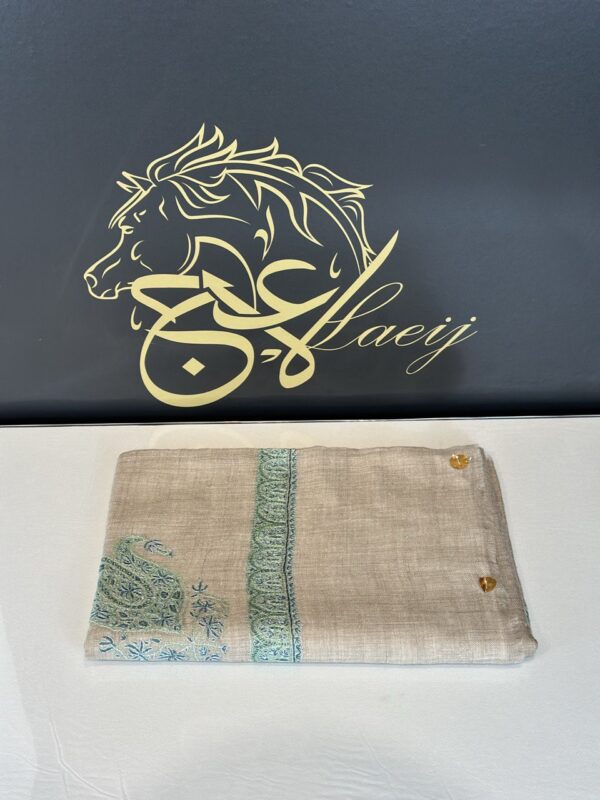 A LUXURIOUS FULLY HANDMADE PASHMINA BROWN SHAL