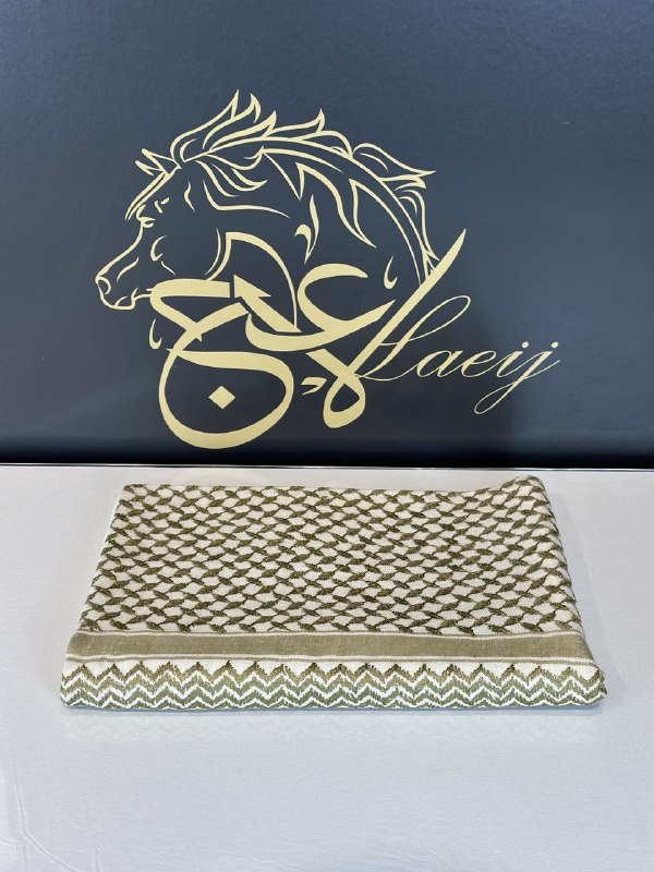 BASRAWI SHAL GREEN HAND WORK (LUXURY)