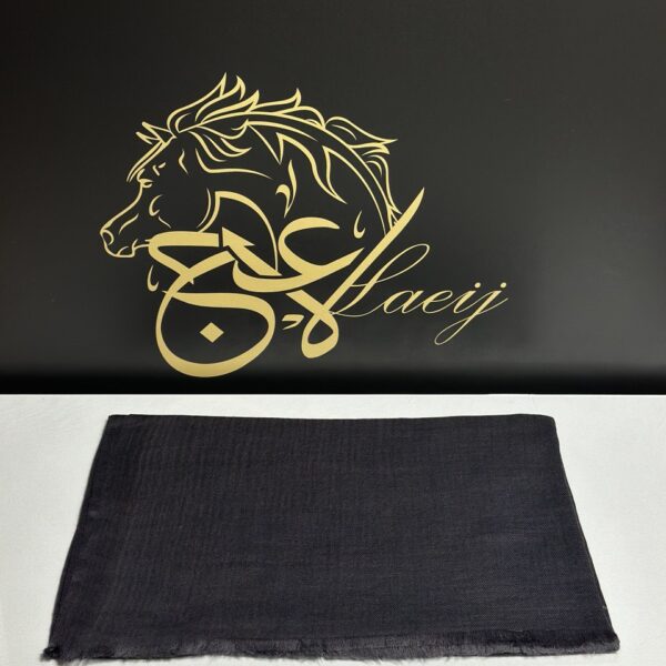 WOMEN’S DARK GRAY SHAL HALF PASHMINA
