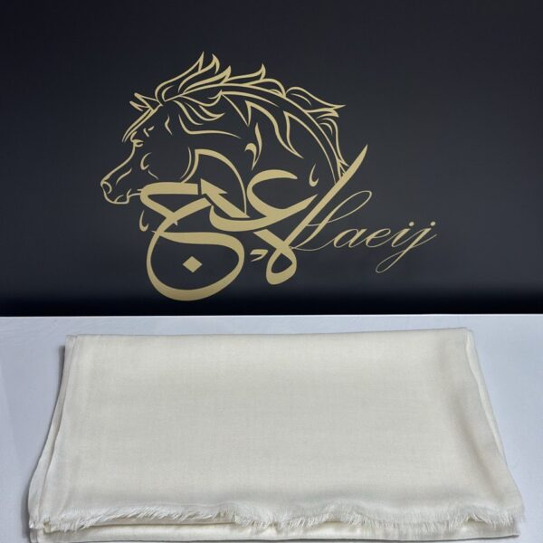 WOMEN’S CREAM SHAL HALF PASHMINA