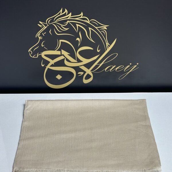 WOMEN’S BELGE SHAL HALF PASHMINA