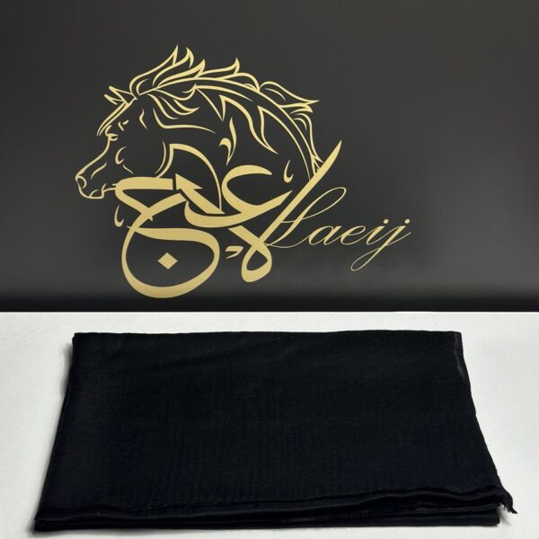 WOMEN’S BLACK SHAL HALF PASHMINA