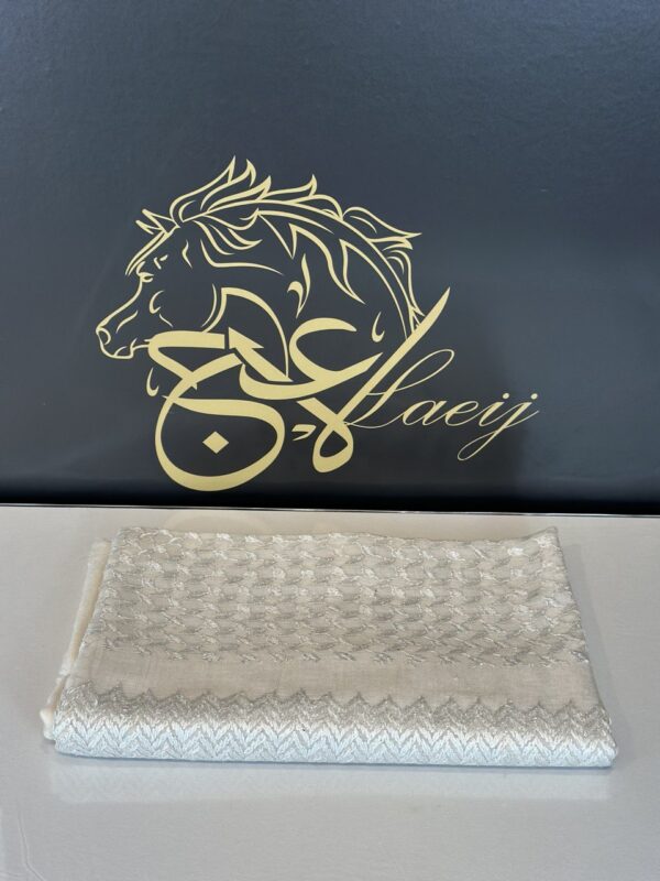 BASRAWI SHAL BEIGE  HAND WORK (LUXURY)