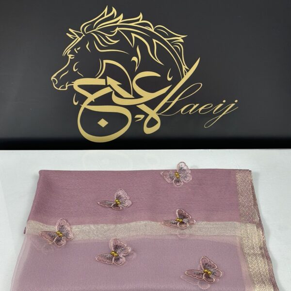 SHAWL SILK PURPLE