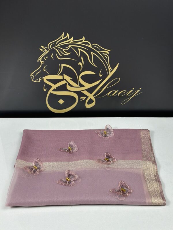 SHAWL SILK PURPLE